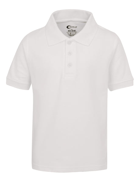 Men's DRI-FIT Short Sleeve Polo Shirts - White - Choose Your Sizes (Small-2X)