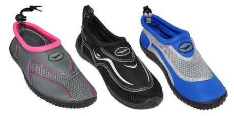 Women's Aqua Shoes w/ Drawstring & Toggle - Assorted Color - Sizes 5-10