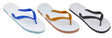 Men's Flip Flops w/ Ribbed Footbed