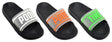 Boy's Slide Sandals - Black w/ "Pool Time" Graphics