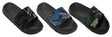 Boy's Slide Sandals - Black w/ Urban Camo Prints