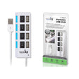 4-Port USB Hubs w/ On/Off Switches