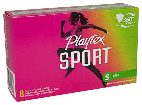 Playtex Sport Super Tampons - 8-Packs
