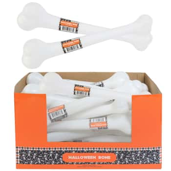 Halloween Jumbo White Bone Prop  15in L/18pc Pdq