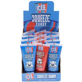 Icee Squeeze Candy 2.10 Oz 6 X 12ct Pdq