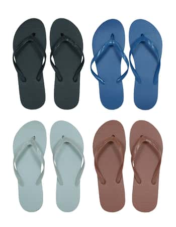 48 Wholesale Flip Flop Solid Colors - at 