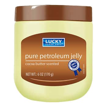 Petroleum Jelly 6oz Jar Cocoa Butter Lucky