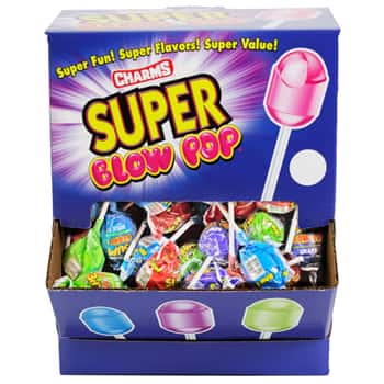 Charms Super Blow Pop Assorted Counter Display