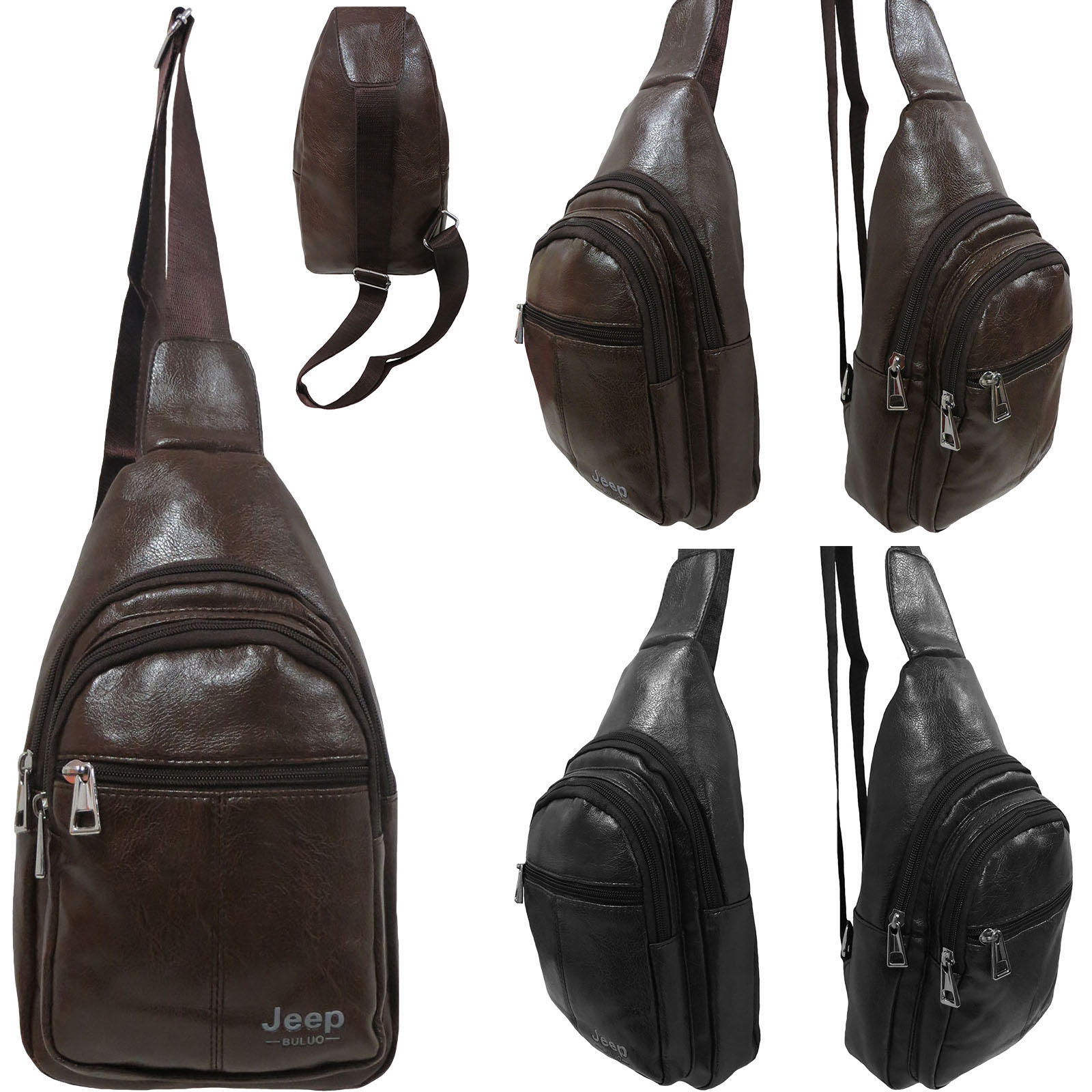 Brown Women Ladies Jeep Leather Sling Bag, Size: 12x15 Inches at Rs  485/piece in Chennai