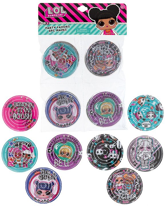 L.O.L. Surprise Party Favor Mazes 8 Pack