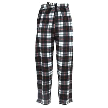 Men's Plaid Flannel Pajama Pants - Red, Black, & Green - Sizes Small-2XL