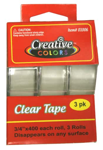 Clear Tape 3 Packs