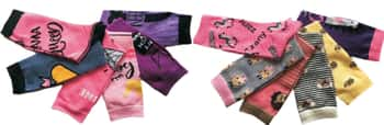 Women's Plus Size Crew Novelty Socks - Zebra, Koala, & Royal Print - 6-Pair Packs - Size 10-13