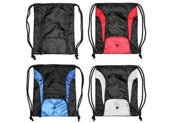 18" Santa Cruz Drawstring Backpacks