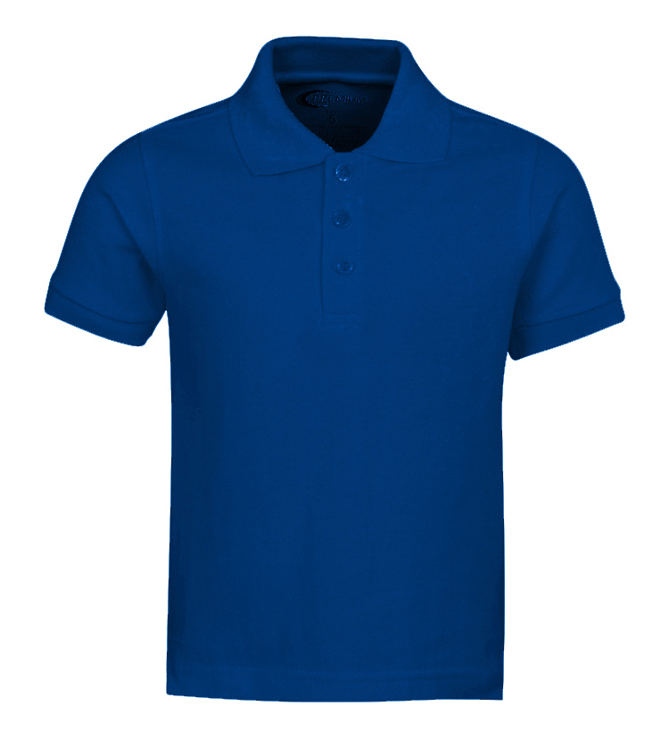 Royal blue dri fit polo shirts online