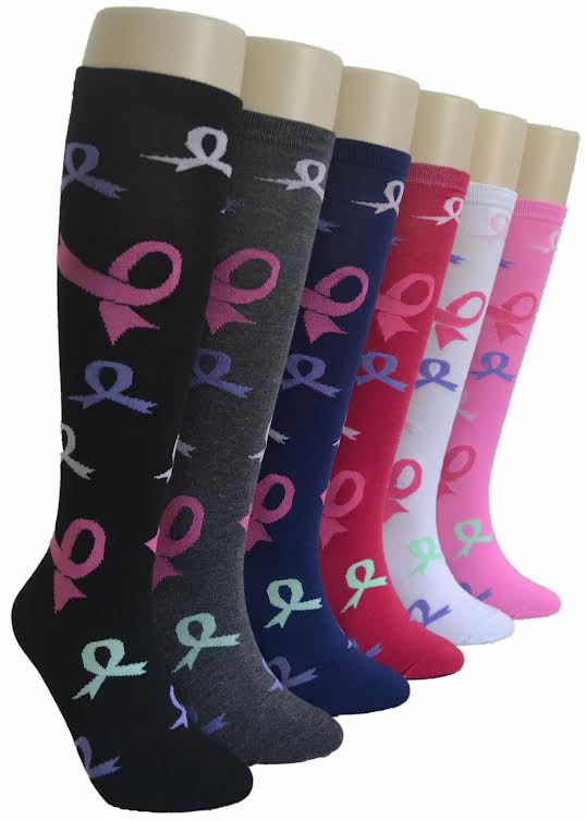 Pink Breast Cancer Awareness Gear - Pro Feet Men's Socks and