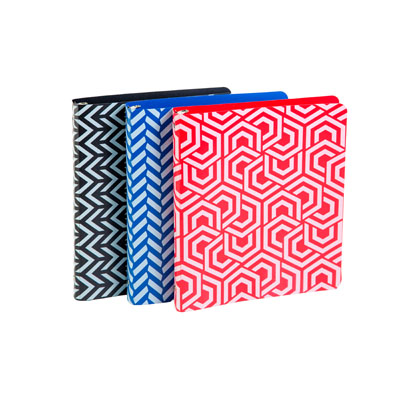 Binder 3 RING 24pc Display Printed Red-blue-black