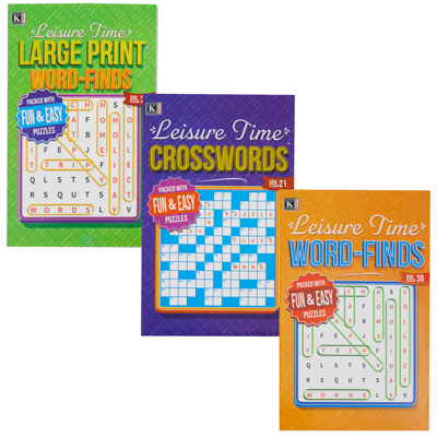 PUZZLE Digest Leisure Time In 144 Ct Floor Display 3 Asst Ppd $3.95 Made In Usa