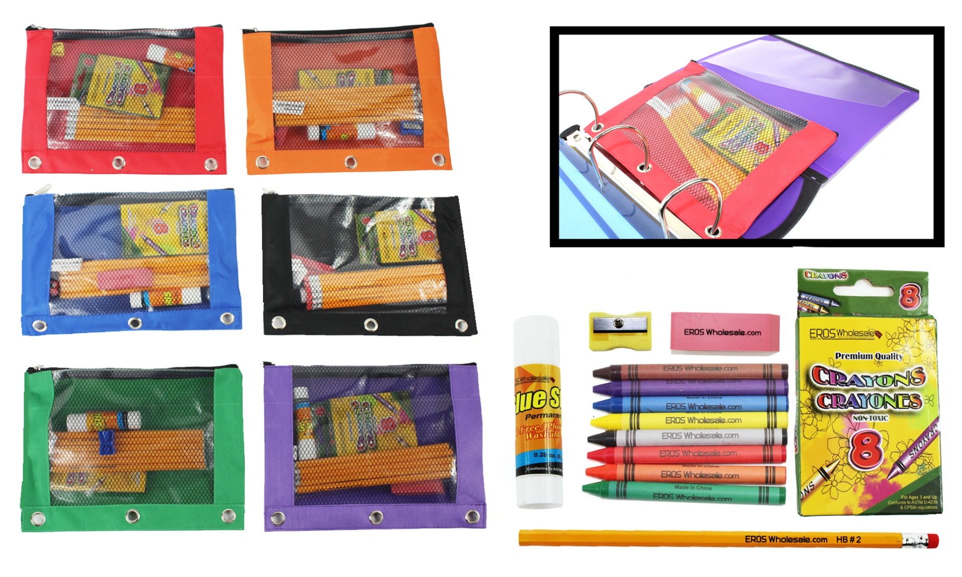 Wholesale wholesale pencil pouch For Your Pencil Collections 