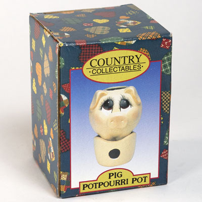 Chubby Pig POTPOURRI Pot Color Box