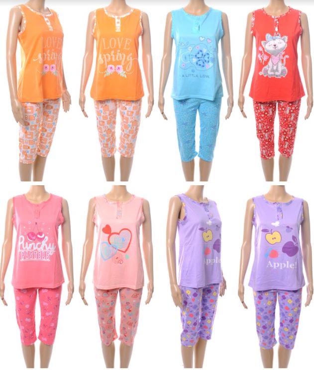 Women's PAJAMA Set - Assorted Prints - Sizes Medium-XXL