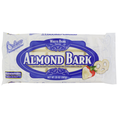 Christmas CANDY Almond Bark Bar White Chocolate Flavor 20 Oz In Counter Display