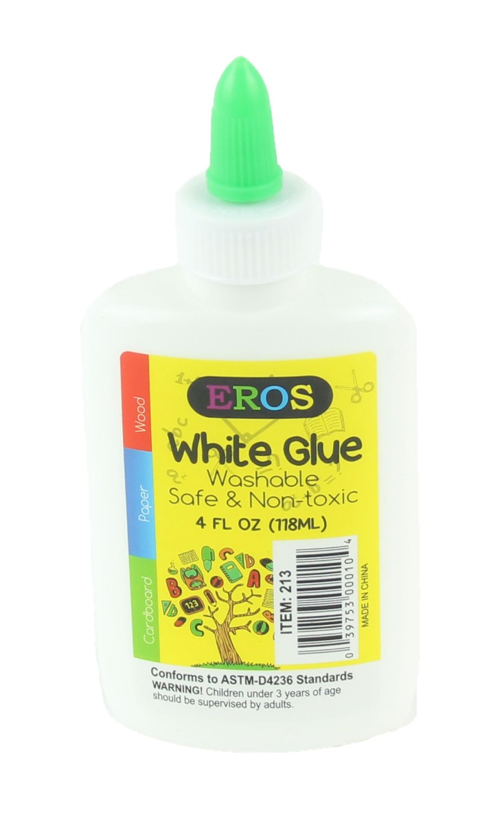 Washable White Glue - 4oz. Bottles