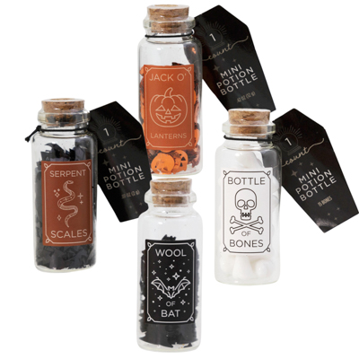 Mini HALLOWEEN Potion Bottles Pp $1.00