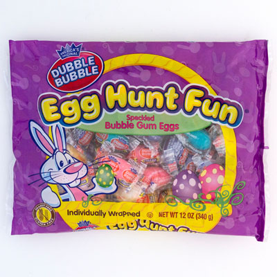 Easter CANDY Egg Hunt 12 Oz Fun Bag Dubble Bubble Counter Display