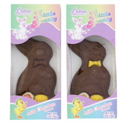 Easter CANDY Little Beauty Chocodecorated Bunny 1-oz Boxed/pdqin Window Box