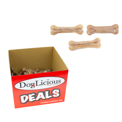 DOG Chew Rawhide 4-5 Inch Bonenatural In Pdq