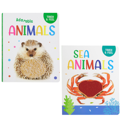 ''Touch And Feel BOOK 2 Assorted Animals, Sea Animals''