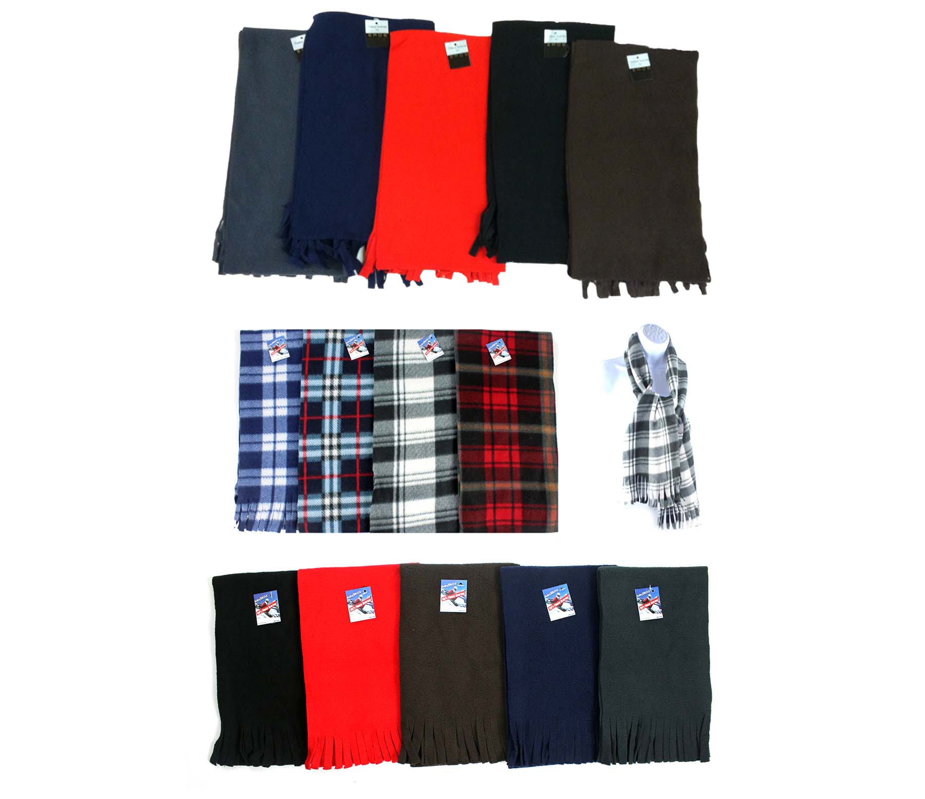 Adult and Children Fleece SCARVES Combo Pack