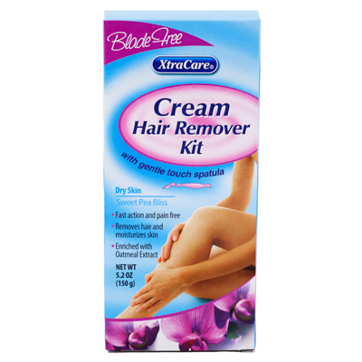 Hair Remover Kit 5.2oz Creams Weet Pea Bliss Blade Free Xtra CARE