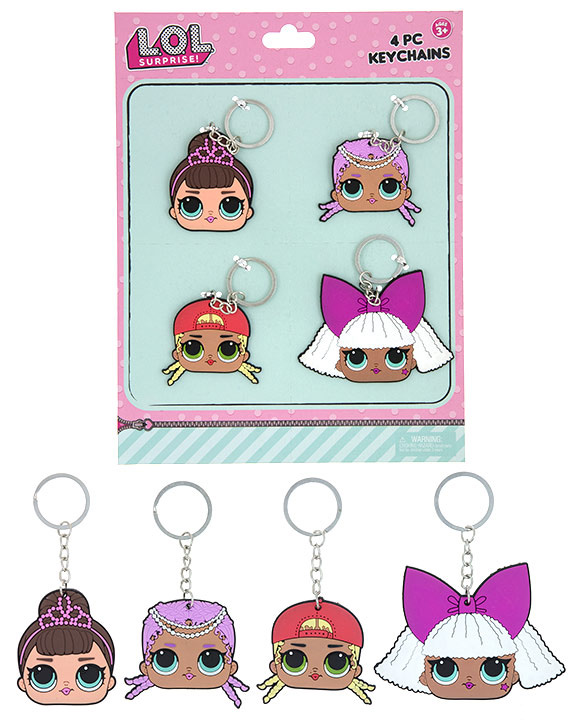 L.O.L. Surprise! KEYCHAIN Sets - 4-Pack