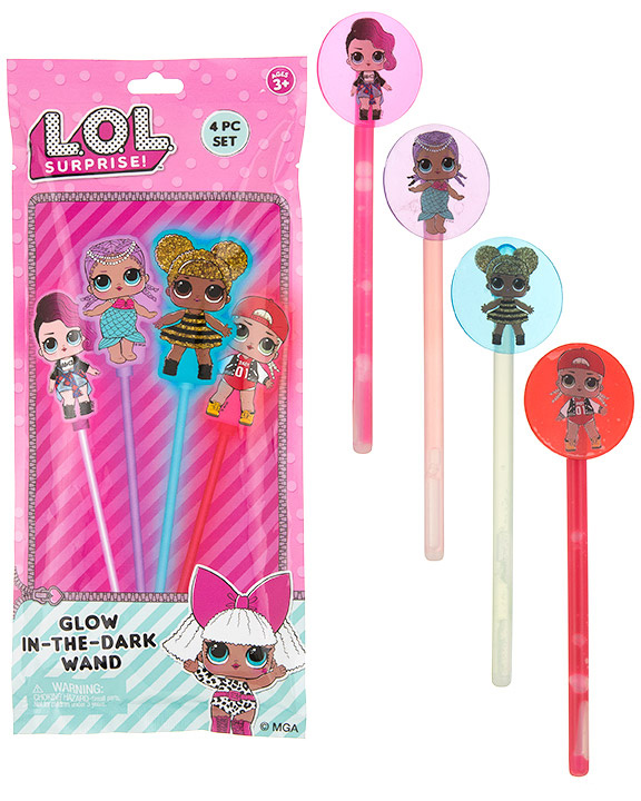 L.O.L. Surprise! GloW in the DArk WAnds - 4-PAck