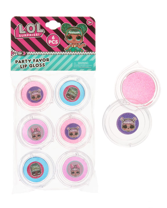 L.O.L. Surprise! Glitter GloW Lip Gloss - 6-PAck