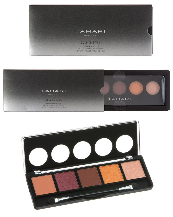 Tahari Beauty Dusk To Dawn EYESHADOW Palettes w/ Matte & Metallic Finish