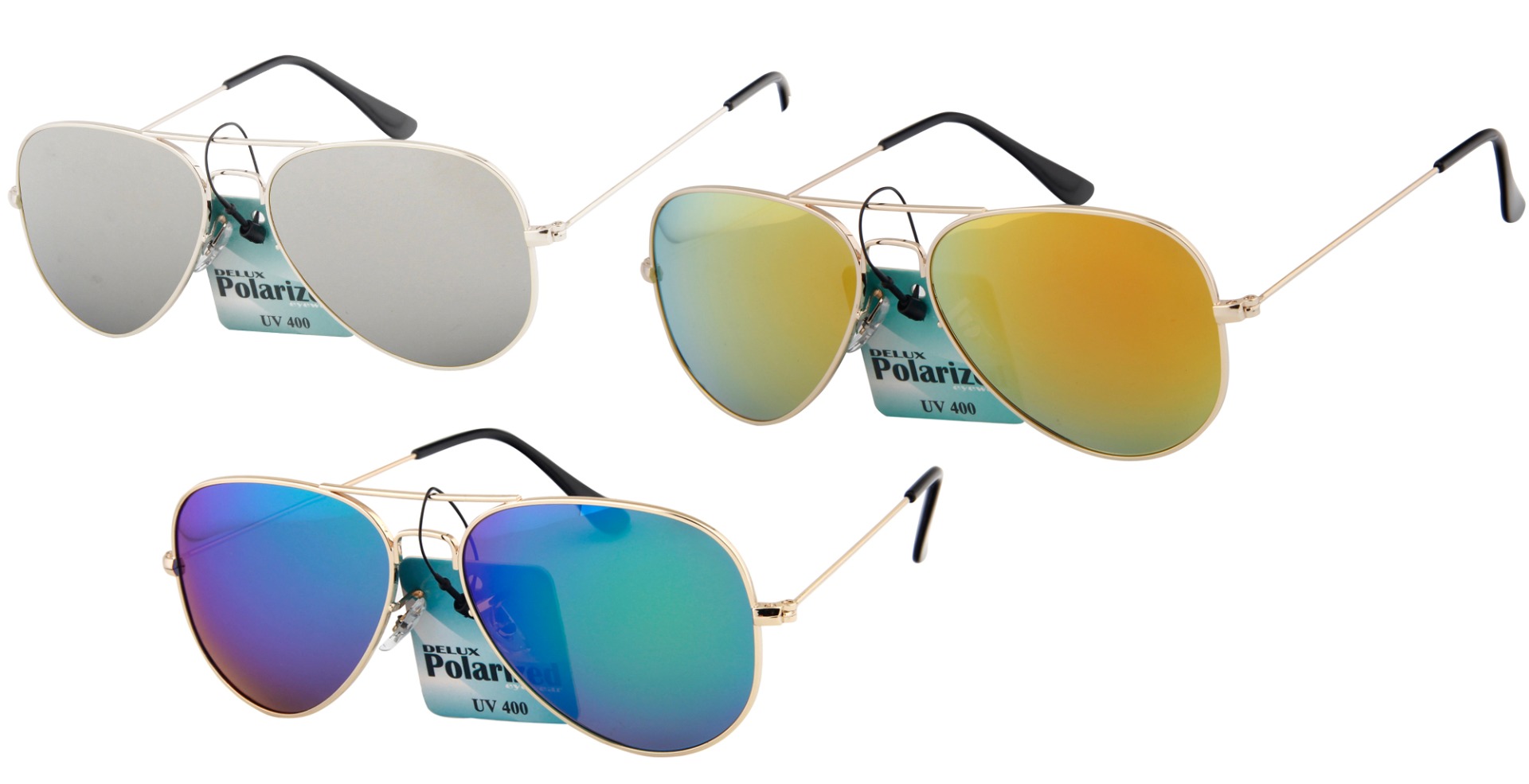 Men's & Women's Polarized Revo Lens Aviator SUNGLASSES