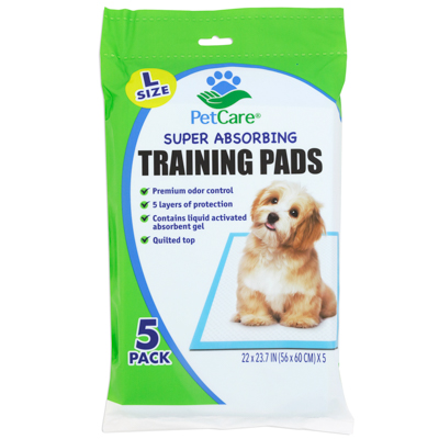 Pet Training Pads 5ct Large 22x23.7 Pet CARE