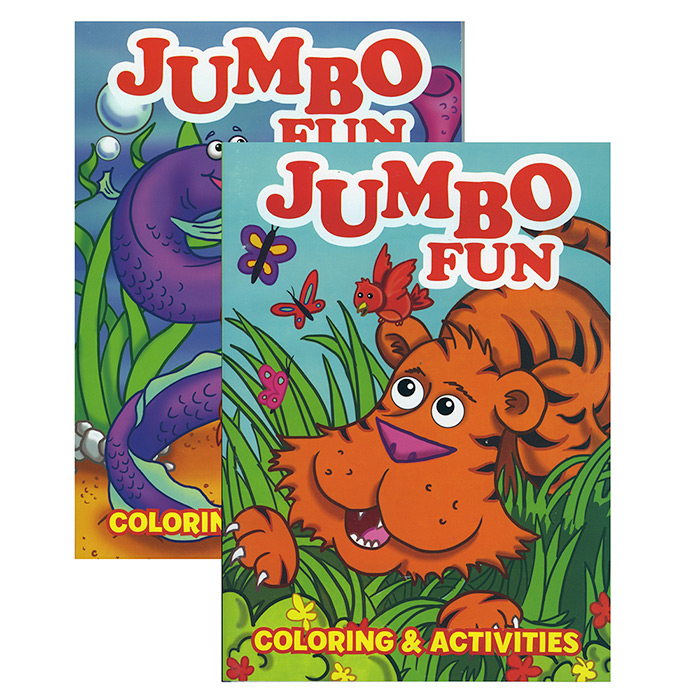 Jumbo Fun COLORING & Activity BOOK