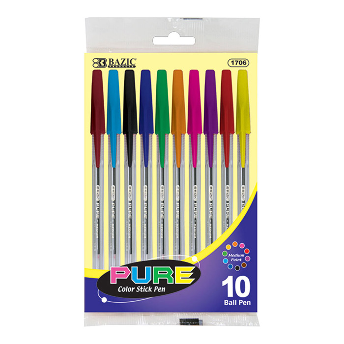 10 Pure Neon Color Stick PEN