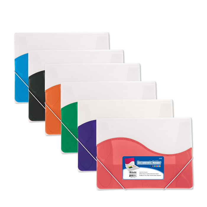 Letter Size Document Holder w/ Elastic Band