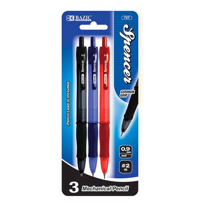 SPENcer 0.9Mm Mechanical PENcil (3/Pack)