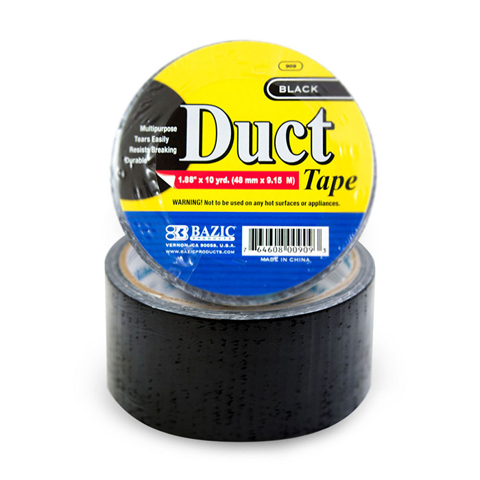 ''1.89'''' X 10 Yards Black Duct TAPE''