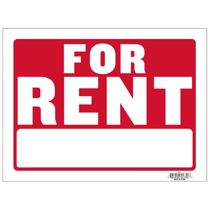 ''12'''' X 16'''' For Rent SIGN''