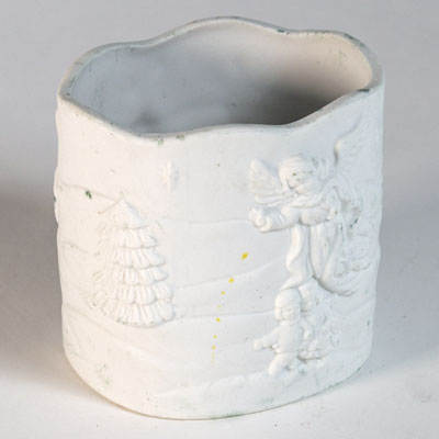 CANDLE Holder White Angel