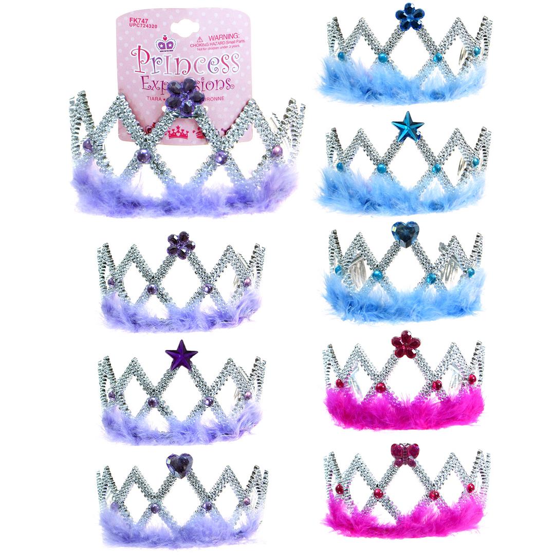 Princess Classic Tiara with Marabou 