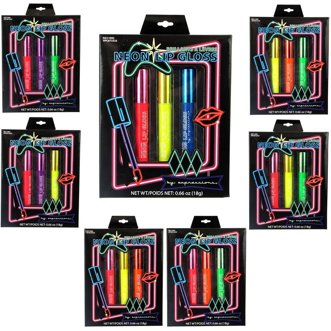 3 Piece Neon LIP GLOSS Sets