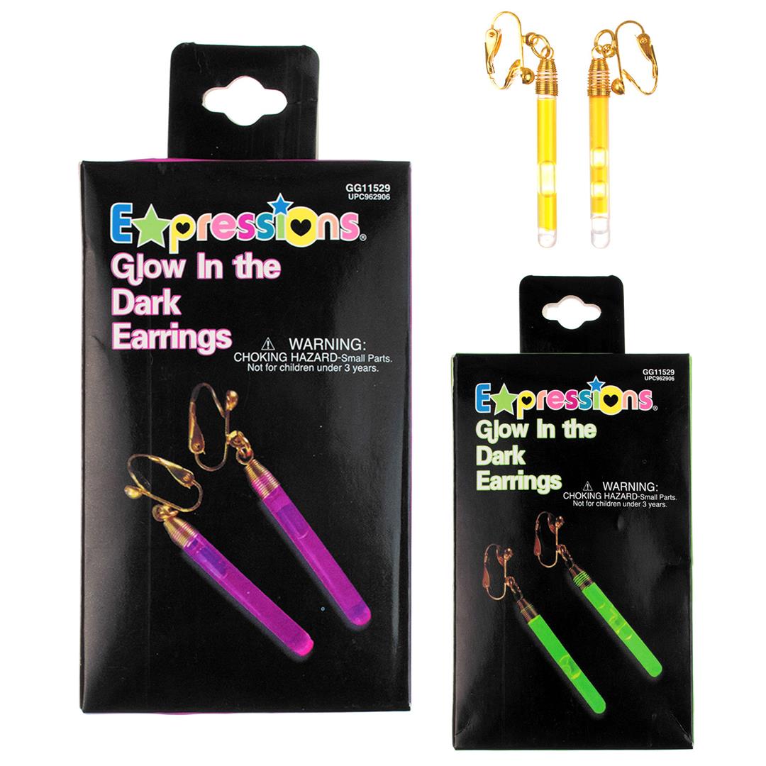 Glow In The Dark Earring Sets